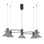 4622-5P, подвесная люстра, L750xW500xH500/1300, 5xLEDx6W, 2400LM, 3000K, included — изображение 2