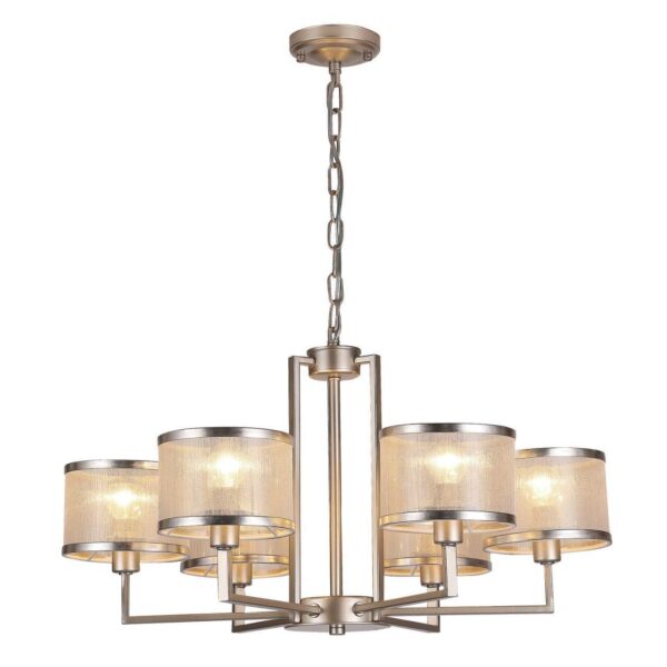 2487-6P, люстра, D660xH330/830, 6xE14x40W, excluded