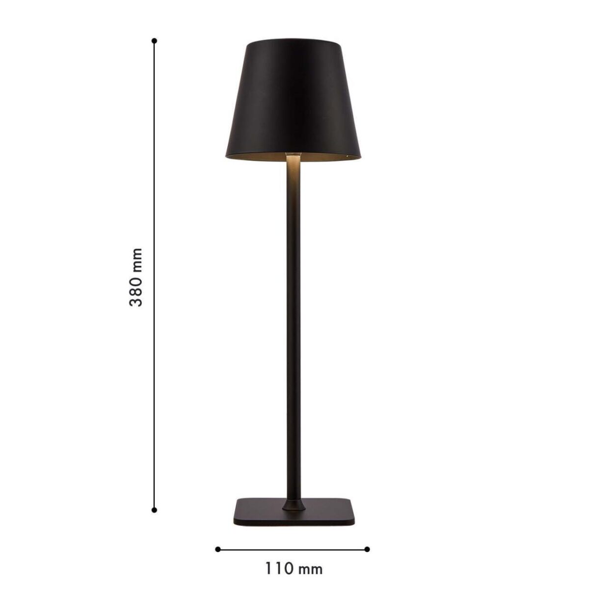 4615-1T, настольный светильник, D110xH380, LEDx3.5W, 265LM, 4000K, included, touch dimmer — изображение 3