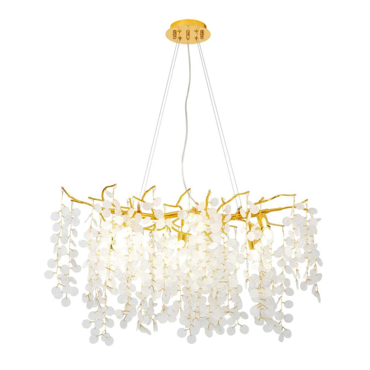 4161-6P, подвесная люстра, L800xW400xH500/1500, 6xE14x40W, excluded — изображение 1