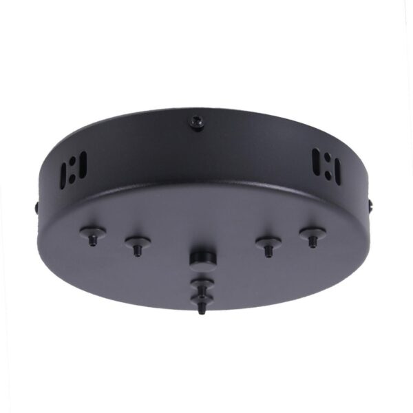 4591-180-6BL, потолочная чаша, D180xH40, цвет черный