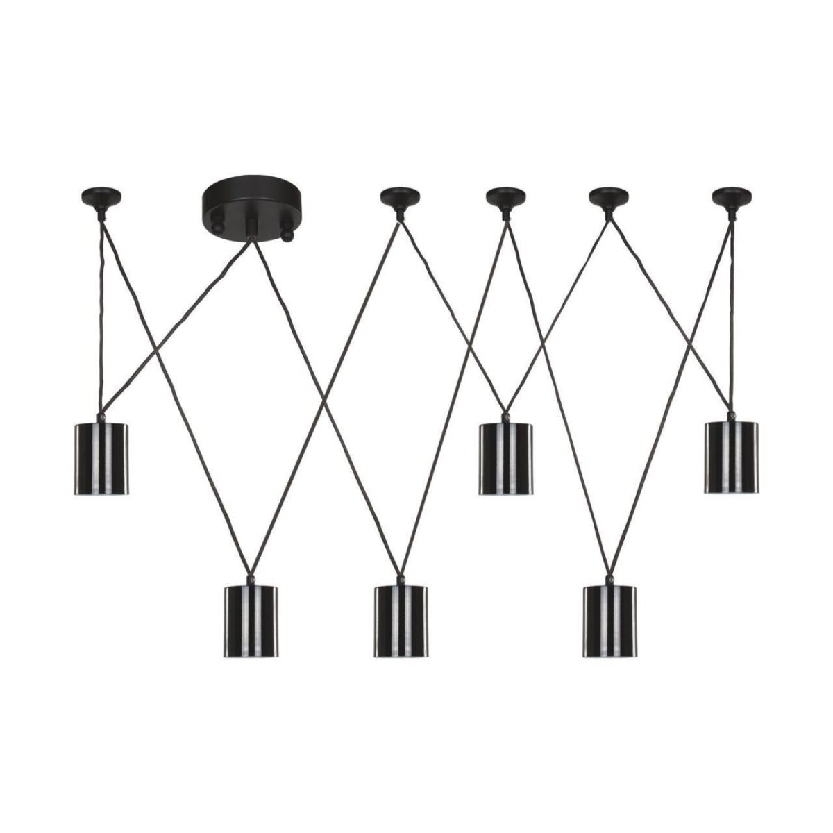 1441-6P, подвесная люстра, D500/1000xH1000, 6xGU10LEDx5W, 2400LM, 3000K, included 1441-6P, подвесная люстра, D500/1000xH1000, 6xGU10LEDx5W, 2400LM, 3000K, included — изображение 1