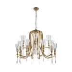 2968-15P, подвесная люстра, D900xH690/1690, 15xE14x40W, excluded — изображение 2