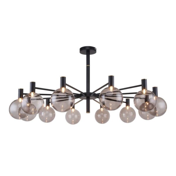 2766-12P, потолочная люстра, D1040xH500, 12xG9x25W, excluded