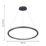 4321-8P, подвесная люстра, D800xH95/1670, LEDx48W, 1920LM, 4000K, included — изображение 2