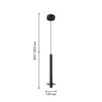 4402-1P, подвес, D120xH500/1500, LEDx6W, 525LM, 4000K, IP20, included — изображение 2