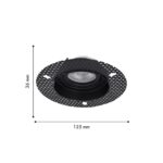 4535-1C, врезной светильник под штукатурку, D125xH36, cutout:D80, 1xGU10x35W, IP20, excluded — изображение 2