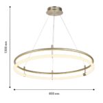 4629-8P, подвесная люстра, D800xH200/1500, LEDx30W, 3460LM, 4000K, included — изображение 3