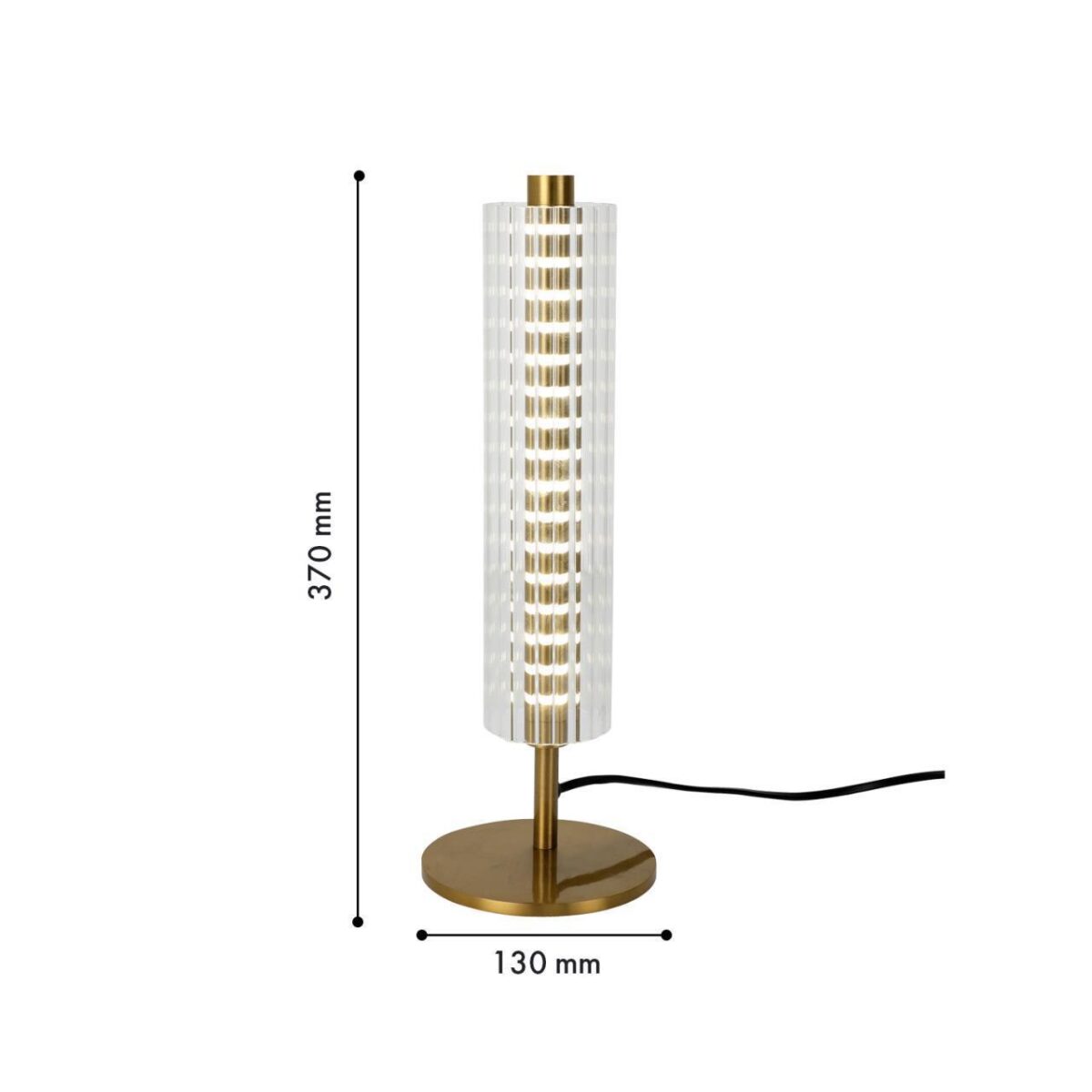 4489-1T, настольный светильник, D130xH370, LEDx5W, 150LM, 4000K, included, switch — изображение 2