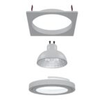 4541-1C, врезной светильник, D92xH28, cutout:D80, 1xGU10x35W, IP20, excluded — изображение 6