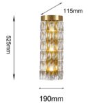 4090-3W, настенный светильник, D190xW115xH525, 3xE14x40W, excluded — изображение 4