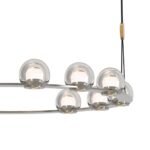 4291-12P, подвесная люстра, D820xH1500/1575, 12xLEDx7.2W, 7000LM, 4000K, included — изображение 3