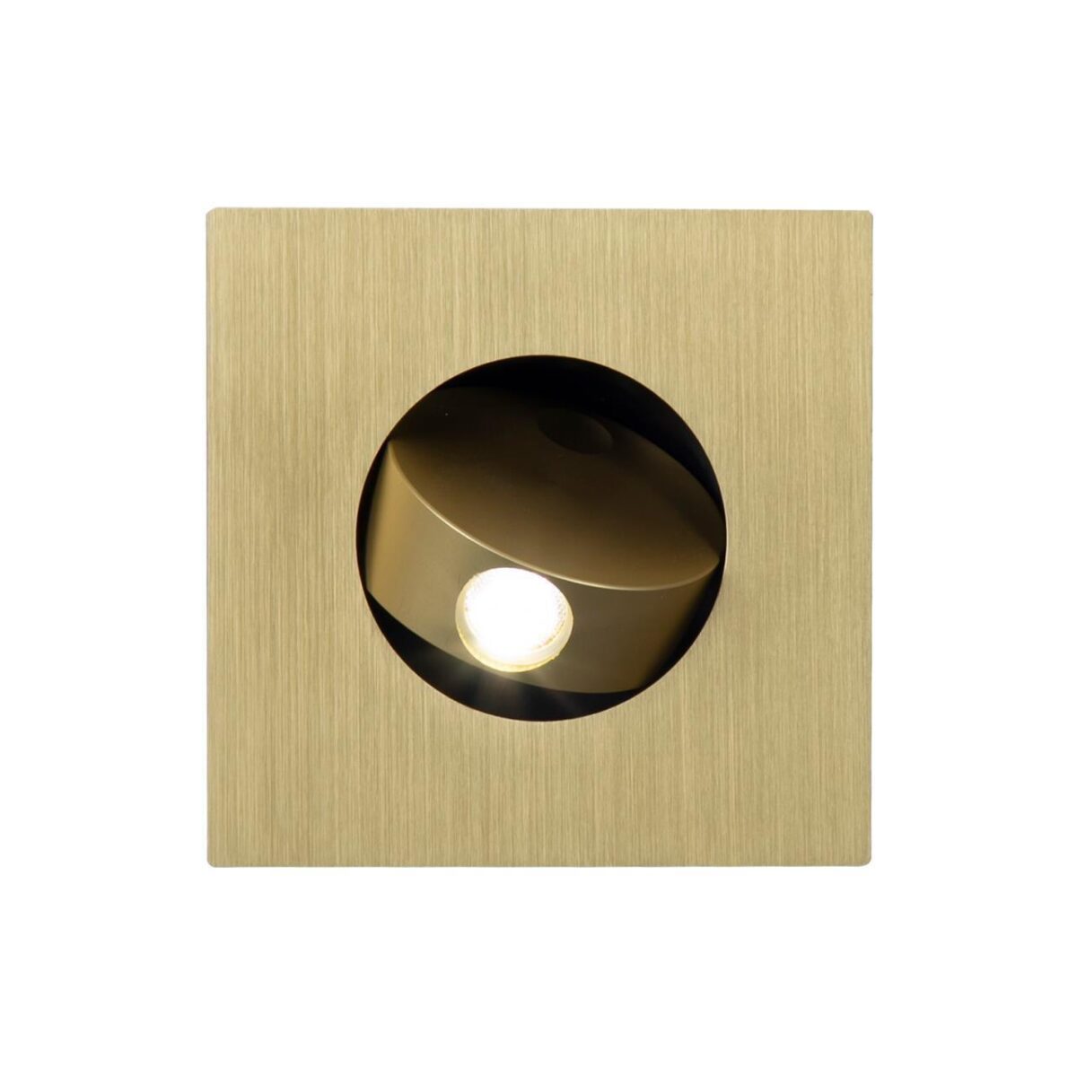 4279-1W, настенный светильник, D85xW115xH115, cutout:L82xW80, LEDx3W, 150LM, 4000K, included, switch — изображение 1