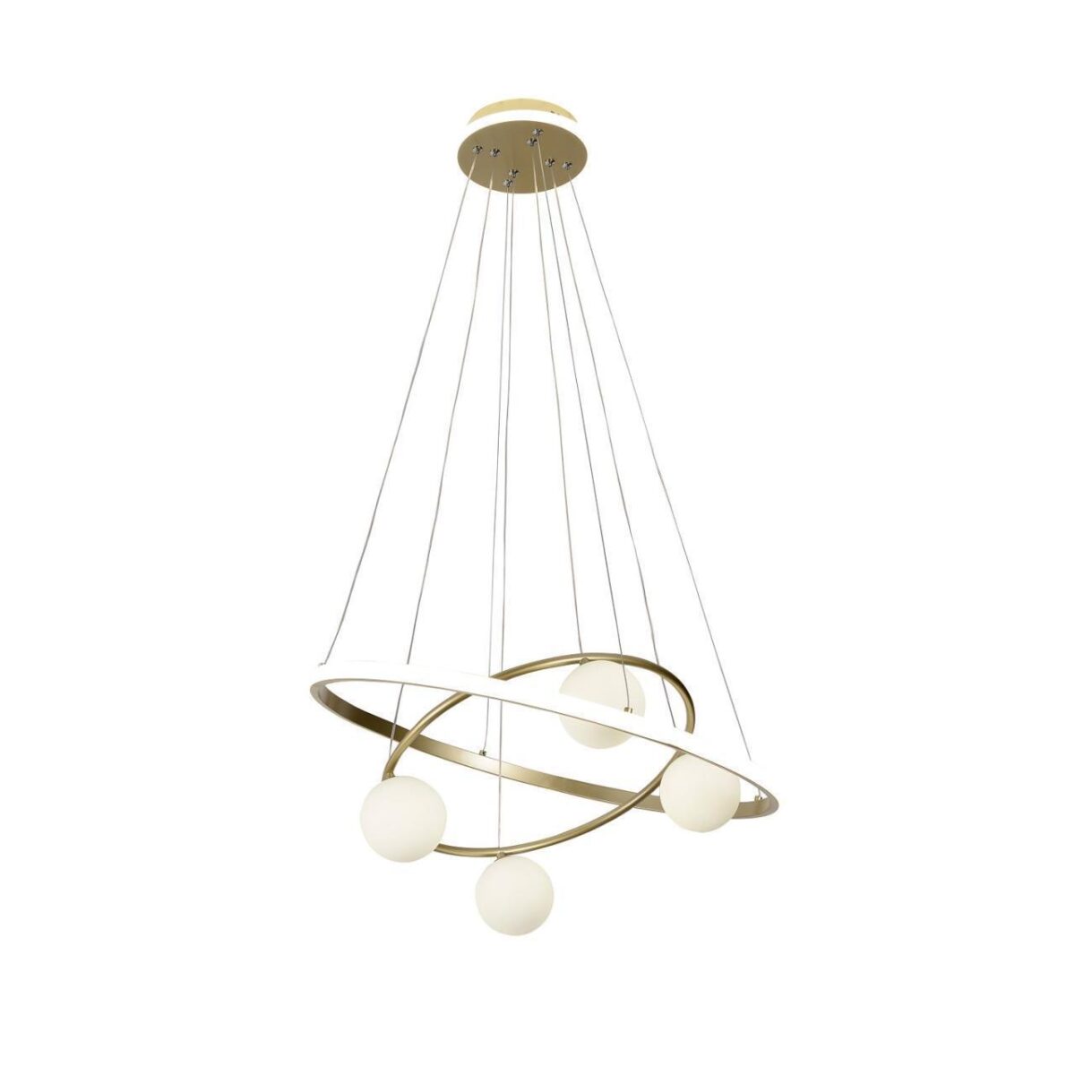 4185-6P, подвесная люстра, D600xH150/1200, 4xG9LEDx10W, excluded + LEDx70W + LEDx20W, 4725LM, 3000-6000K, included, remote control 4185-6P, подвесная люстра, D600xH150/1200, 4xG9LEDx10W, excluded + LEDx70W + LEDx20W, 4725LM, 3000-6000K, included, remote control — изображение 1