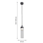 4703-1P, подвес, D65xH320/1500, LEDx5W, 325LM, 3000K, IP54, included — изображение 3