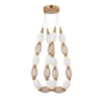 4559-2PC, подвесная/потолочная люстра, D200xH1780/2780 + D640xH890/1775 + D1800xH820/1725, 2xLEDx18W, 1990LM, 4000K, included — изображение 5