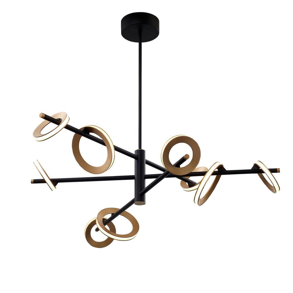 4322-9P, подвесная люстра, D1020xH560/1460, 3xLEDx7W + 6xLEDx5W, 4080LM, 4000K, included — изображение 1