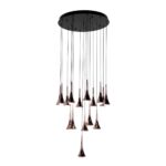 4292-16P, подвесная люстра, D600xH1500/1770, 16xLEDx4W, 6400LM, 4000K, included