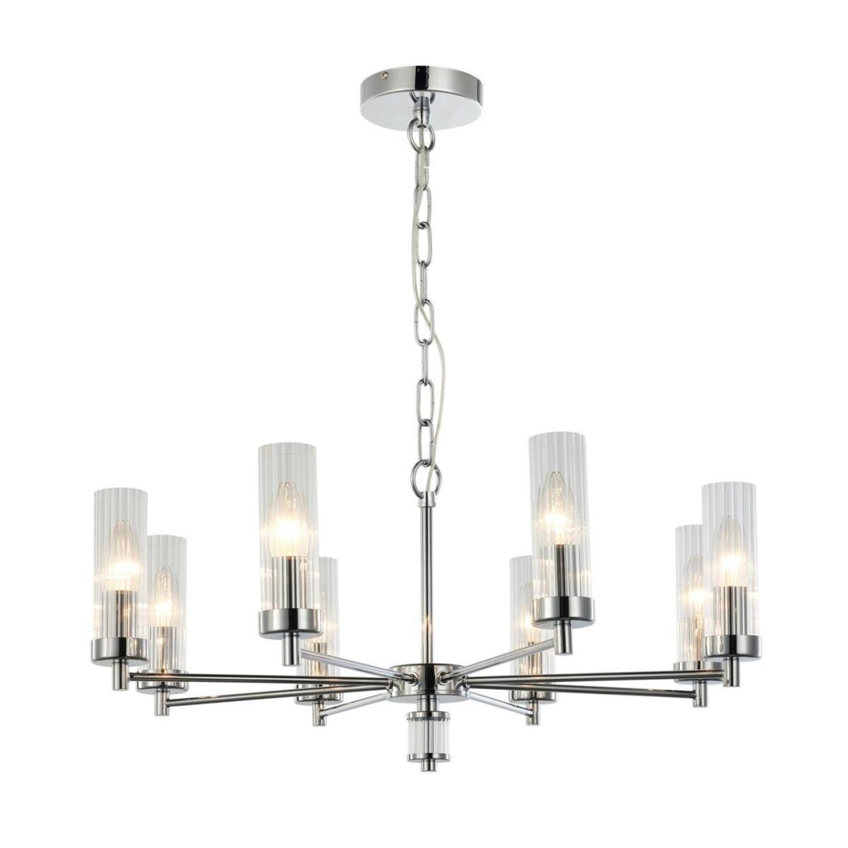 2672-8P, подвесная люстра, D660xH310/1310, 8xE14x40W, excluded 2672-8P, подвесная люстра, D660xH310/1310, 8xE14x40W, excluded — изображение 1