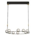 4291-10P, подвесная люстра, D680xH1500/1575, 10xLEDx7.2W, 5700LM, 4000K, included