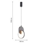 4609-1P, подвес, L180xW170xH405/1980, LEDx7W, 910LM, 3000K, included — изображение 3