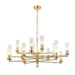 2673-16P, подвесная люстра, D850xH410/1410, 16xE14x40W, excluded