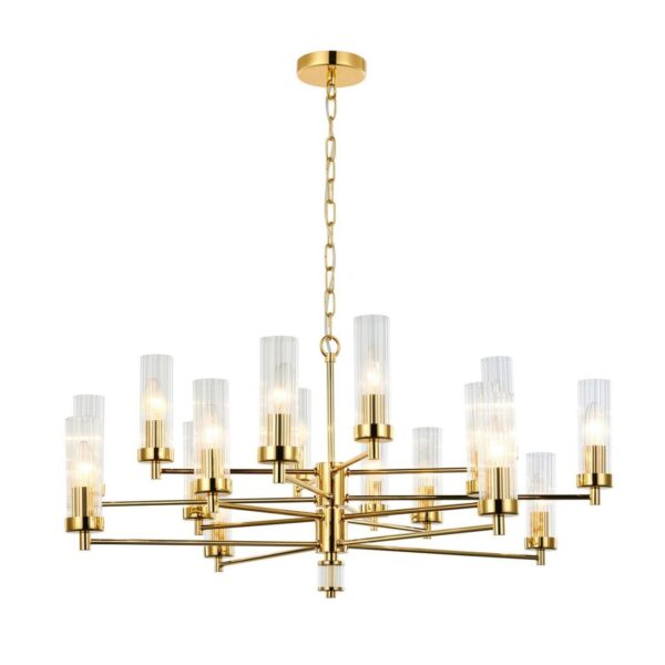 2673-16P, подвесная люстра, D850xH410/1410, 16xE14x40W, excluded