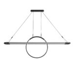 4587-12P, подвесная люстра, L1200xW115xH600/1500, LEDx58W, 4640LM, 4000K, included — изображение 2