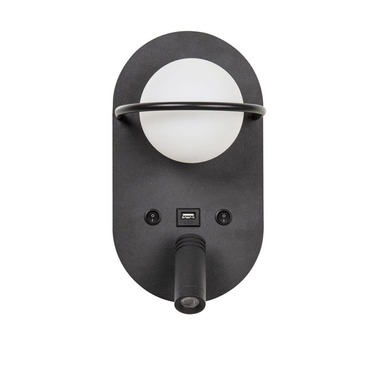 4067-2W, настенный светильник, D150xW150xH270, 1xG9LEDx3W + 1xG9LEDx5W, 640LM, 4000K, included, switch, USB — изображение 2