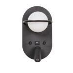 4067-2W, настенный светильник, D150xW150xH270, 1xG9LEDx3W + 1xG9LEDx5W, 640LM, 4000K, included, switch, USB — изображение 2