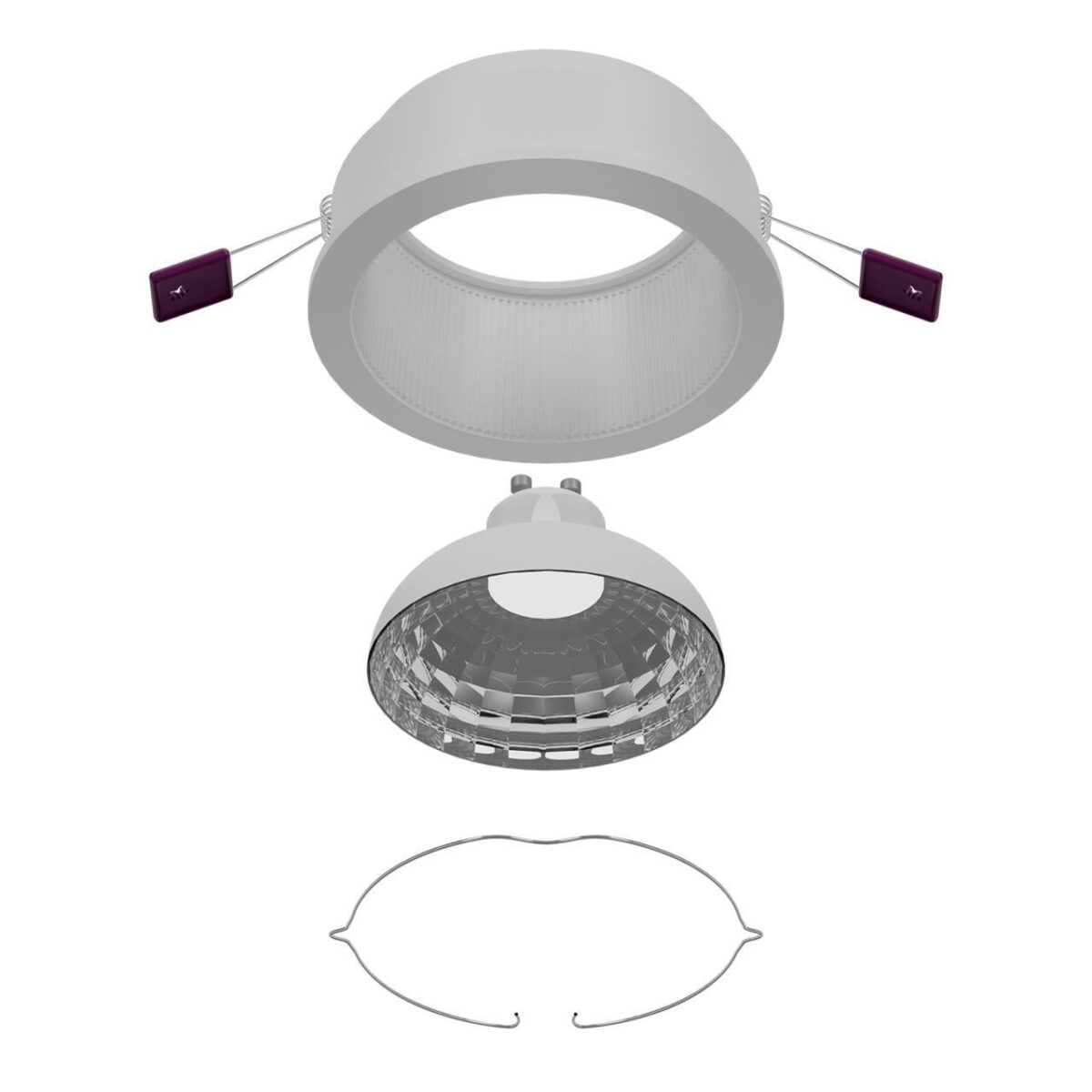 4544-1C, врезной светильник, D85xH40, cutout:D75, 1xGU10x35W, IP20, excluded — изображение 7