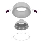 4544-1C, врезной светильник, D85xH40, cutout:D75, 1xGU10x35W, IP20, excluded — изображение 7