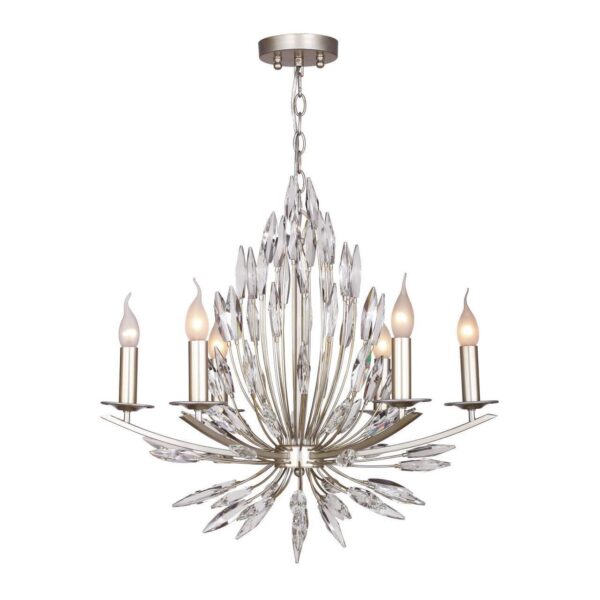 1932-6P, люстра подвесная, D640xH600/1600, 6xE14x40W, excluded