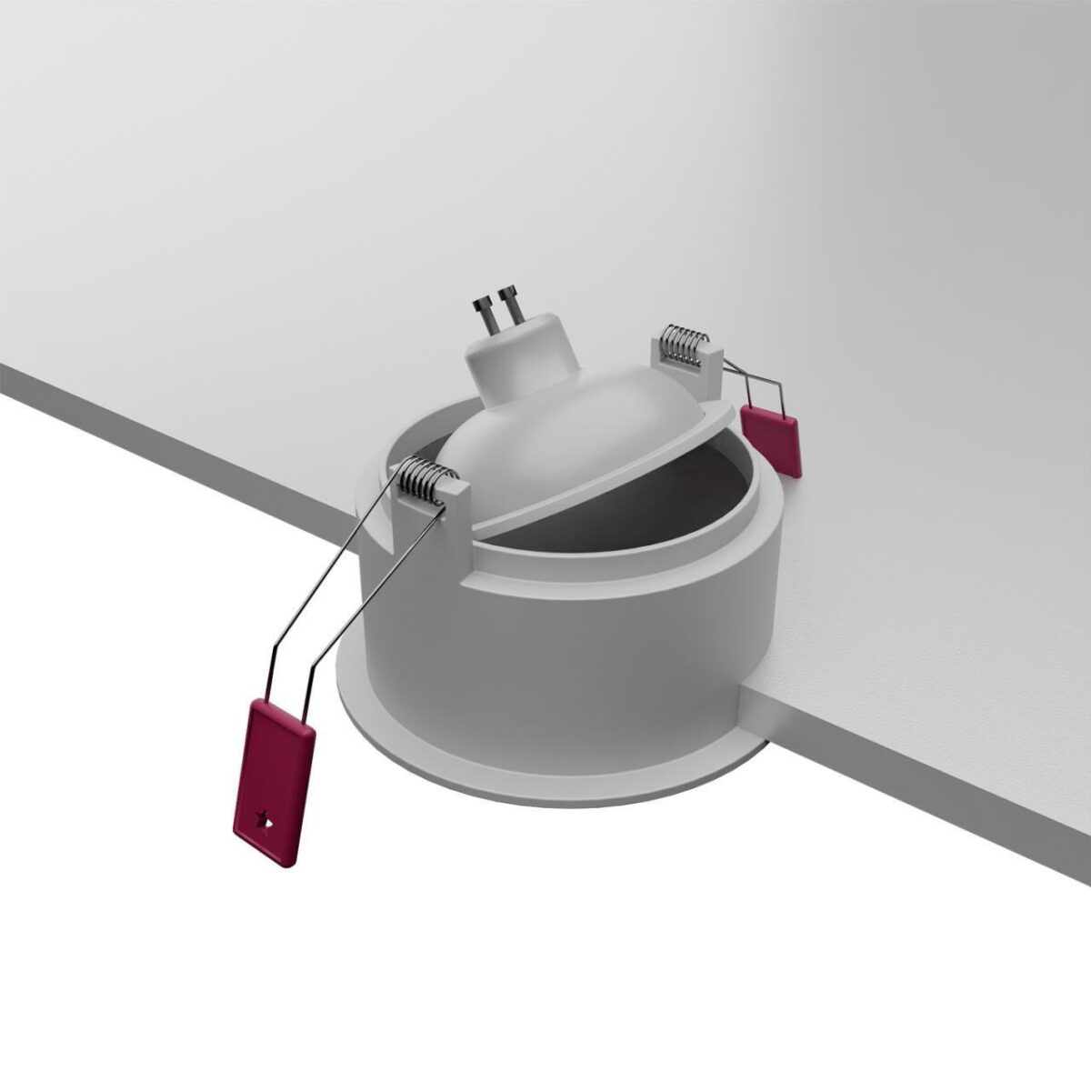 4532-1C, врезной светильник, D80xH56, cutout:D75, 1xGU10x35W, IP20, excluded — изображение 4