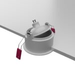 4532-1C, врезной светильник, D80xH56, cutout:D75, 1xGU10x35W, IP20, excluded — изображение 4