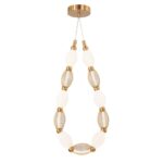 4559-1PC, подвесная/потолочная люстра, D160xH1780/2780 + D505xH890/1775 + D965xH820/1725, LEDx18W, 1230LM, 4000K, included — изображение 4