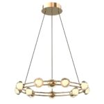 4382-12P, подвесная люстра, D550xH1880, 12xLEDx3.3W, 2800LM, 4000K, CRI>90, included