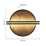 4443-1W, настенный светильник, D125xW500xH420, LEDx20W, 125LM, 4000K, included — изображение 3