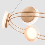 4334-6P, подвесная люстра, D600xH175/1800, 6xLEDx4W, 1920LM, 4000K, included — изображение 3