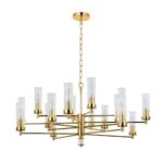 2673-16P, подвесная люстра, D850xH410/1410, 16xE14x40W, excluded — изображение 2