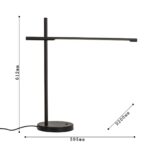 4519-1T, настольный светильник, L595xW200xH610, LEDx10W, 800LM, 4000K, included, switch — изображение 2