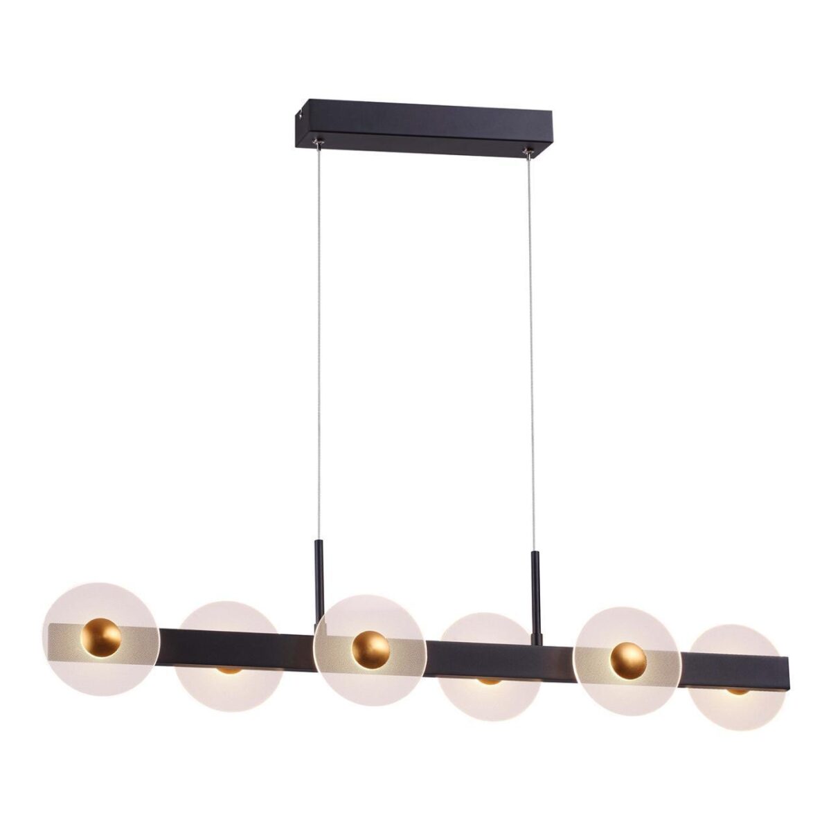 4317-6P, подвесная люстра, L910xW80xH255/1845, 6xLEDx5.3W, 1700LM, 4000K, CRI>90, included 4317-6P, подвесная люстра, L910xW80xH255/1845, 6xLEDx5.3W, 1700LM, 4000K, CRI>90, included — изображение 1