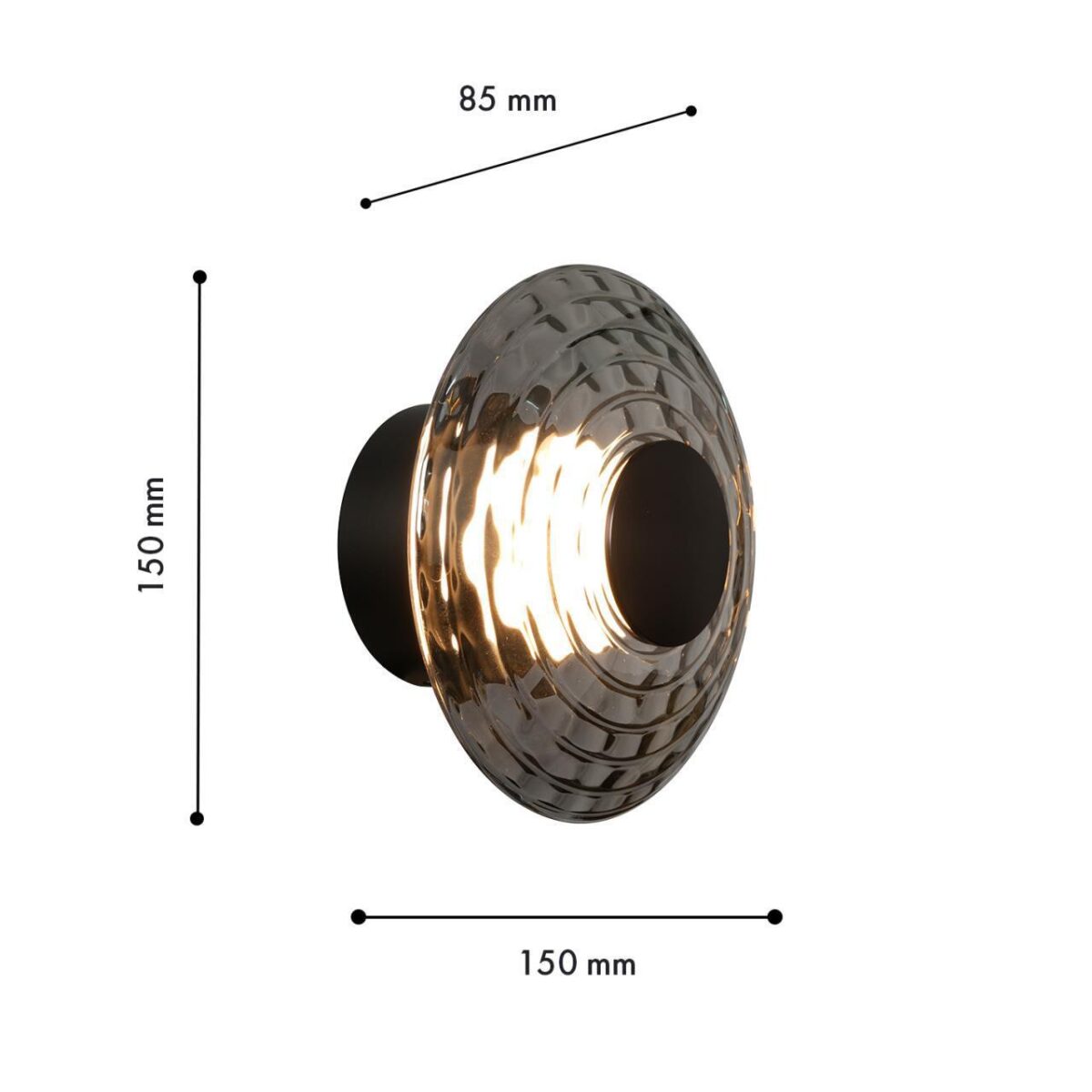 4642-1W, настенный светильник, D85xW150xH150, LEDx6W, 630LM, 4000K, included — изображение 2