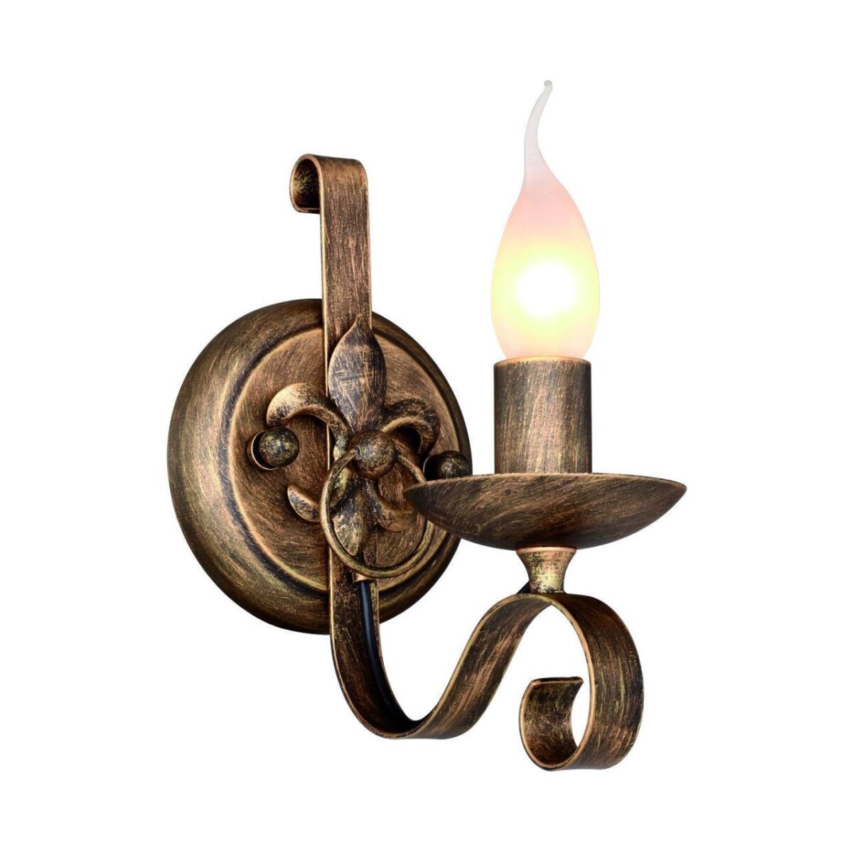 2159-1W, настенный светильник, D180xW120xH220, 1xE14x40W, excluded — изображение 1