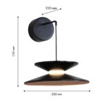 4372-1W, настенный светильник, D220xW200xH135, LEDx4W, 280LM, 4000K, CRI>90, included — изображение 4