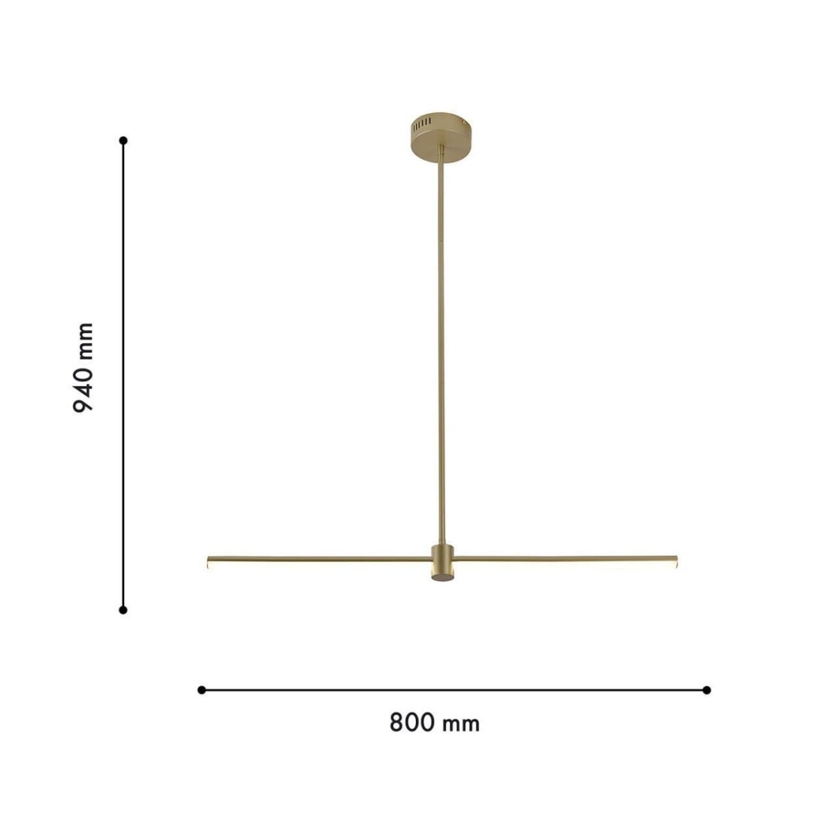 4177-1P, подвесная люстра, L800xW120xH940, LEDx32W, 1680LM, 3000-6000K, included, remote control — изображение 3