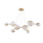 4448-8P, подвесная люстра, D1275xH1100/1350, LEDx60W, 5505LM, 4000K, included — изображение 2