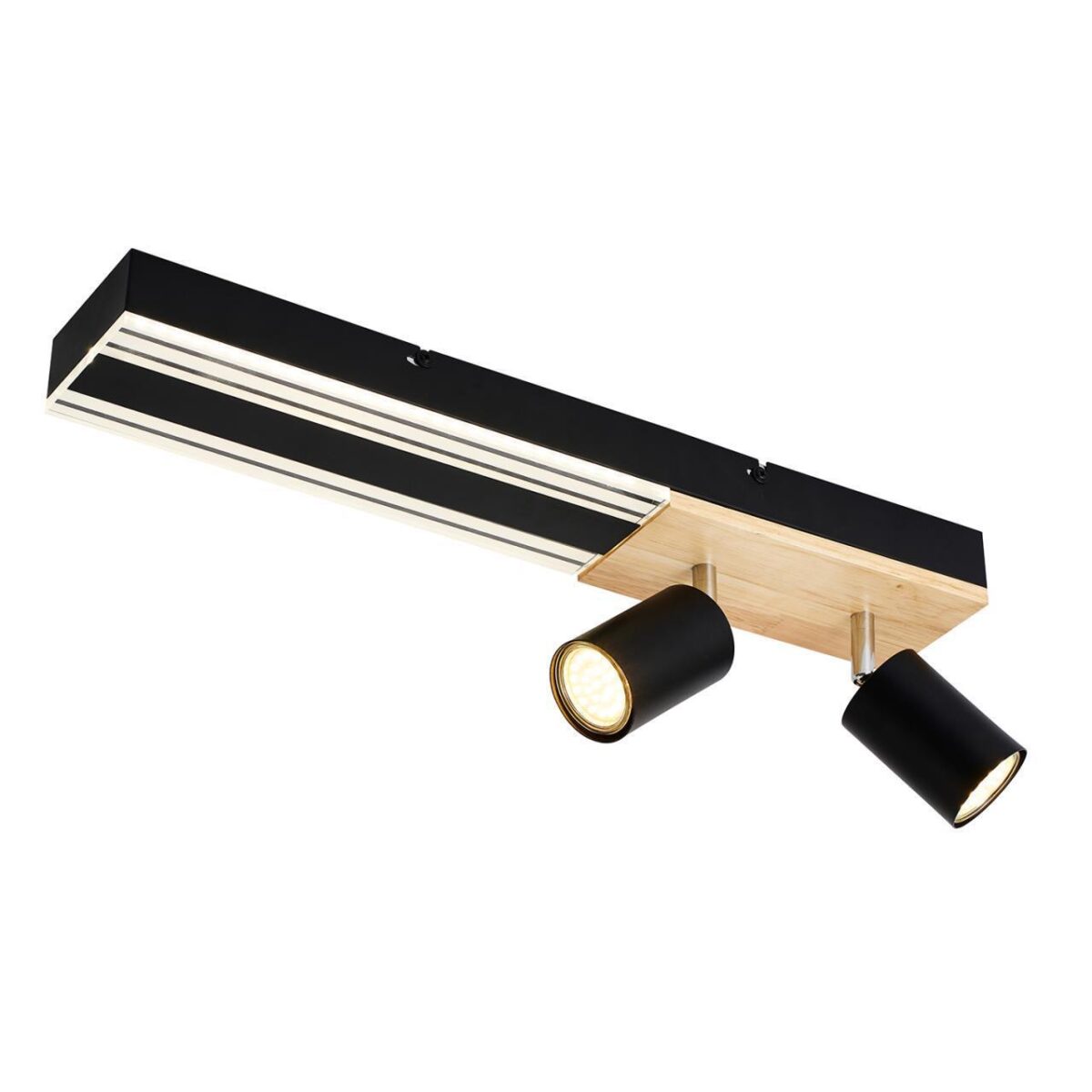 4437-2C, потолочный светильник, L500xW90xH175, 2xGU10x50W, excluded + LEDx8W, 800LM, 4000K, included — изображение 1