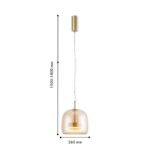 4235-1P, подвес, D260xH460/1800, LEDx12W, 1300LM, 4000K, included — изображение 3