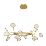 4253-15P, подвесная люстра, D740xH400/1100, 15xLEDx3W, 3825LM, 4000K, included — изображение 2